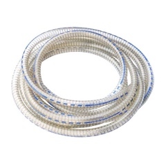 Вакуумный шланг ПВХ армированный стальной спиралью D 60 мм для вакуумных насосов